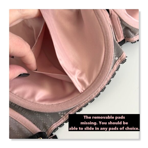 Victoria's Secret Lace Plunge Bra 36DD - Picture 11 of 13